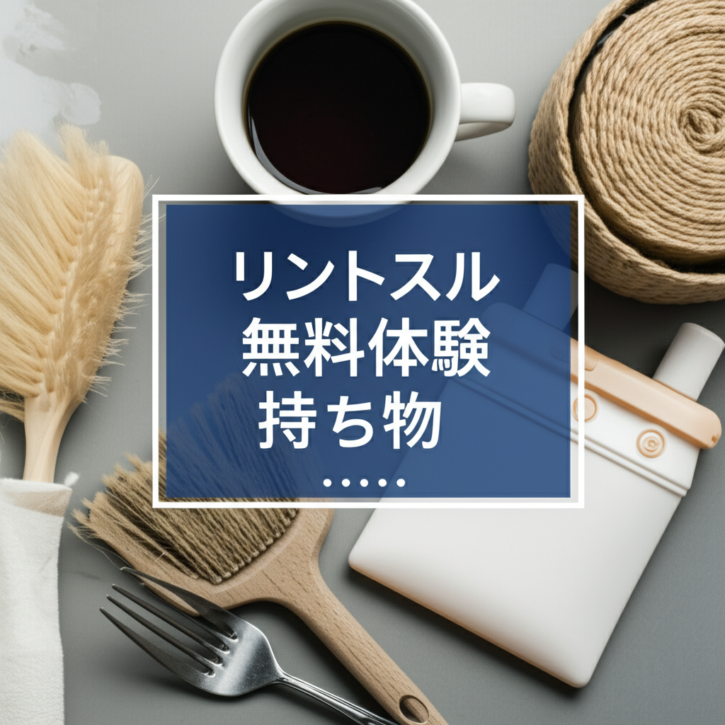 リントスル無料体験の持ち物は何が必要？手ぶらでOKの準備完全ガイド