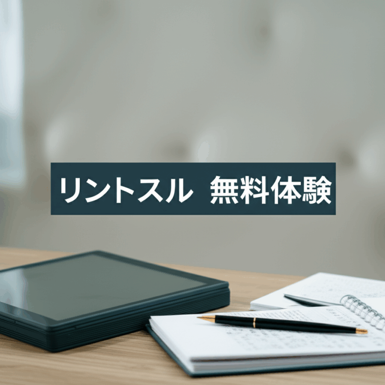 リントスル無料体験で失敗しない完全ガイド！初心者でも安心の5つのポイント