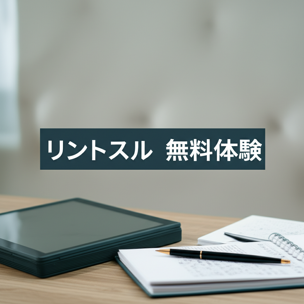 リントスル無料体験で失敗しない完全ガイド！初心者でも安心の5つのポイント